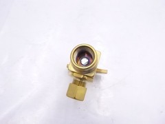 Single Kohler 3/8″ NPT Brushed Modern Brass Angle Stop Valve SEE DESC.