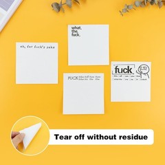 Funny Sticky Note for Work Adults normal, White
