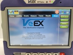VeEX MTTplus, MTTplus-410+ OTDR Module, 1310/1550/Aux 1330nm, OPM, OLS, VFL