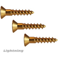 #10 x 1-1/4″ Brass Wood Screws Square Drive, Flat Head Countersunk Qty 500