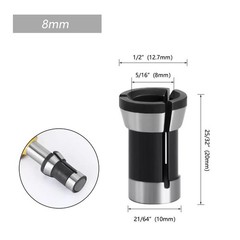 Easy Installation Router Bit Collet Chuck Clamping Adapter for CNC Engraving