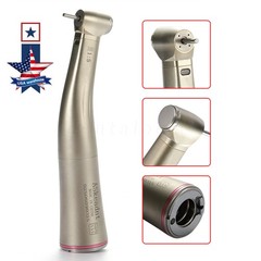 Dental 1:5 LED Fiber Optic Contra Angle Handpiece 4 Sprays Fit NSK Ti-MAX X95L