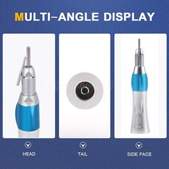 Dental Surgical Straight Handpiece 1:1 NoseCone With External Nozzle Pipe