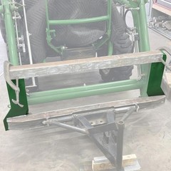 For John Deere Quick Tach Bracket Tractor Loader Brackets Weld On Mounting Set