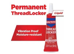 Threadlocker 271 Red Permanent Nut and Bolt Adhesive 0.20 Oz. (Each)