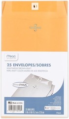 25 Count 6″ x 9″ Clasp Closure Brown Kraft Envelopes – Secure Mailing Solutions