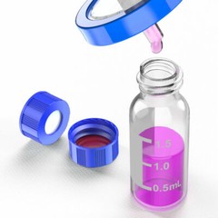 10000pcs 2mL Clear Screw Bottle HPLC Autosampler Vials for Agilent Waters Varian
