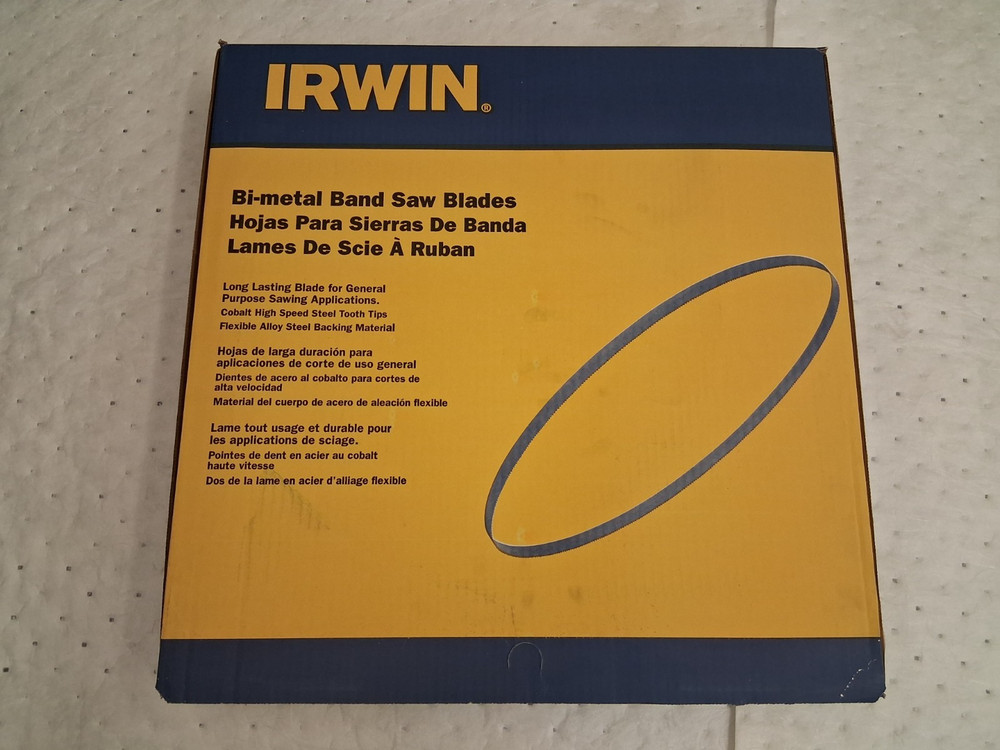 Irwin Blades Welded Bandsaw Blade 12ft L x 1-1/4″ W x 6-10 TPI 87791IBB123660