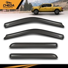 Fit For Ford F150 Raptor Super Duty SuperCrew 2015-2026 Window Visor Rain Guards