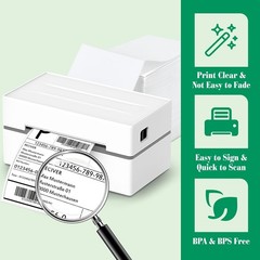 Fanfold 4″ x 6″ Direct Thermal Labels Perforated for Zebra Rollo MUNBYN Printers