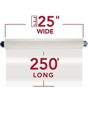 Gbc HeatSeal EZload 2ct Laminating Roll Film 3 mil 1″ Core 3ft X 250ft