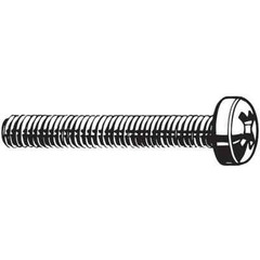 (Pkg 100) FABORY M4-0.70 x 5 mm Phillips Fillister Machine Screws – Zinc Plated