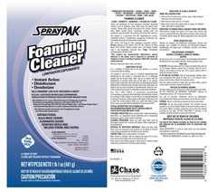 SprayPAK Foaming Cleaner 17oz Aerosol Disinfectant Cleaner 1 Can