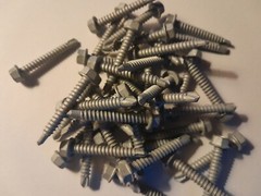 #12 x 1-1/2″ HEX WASHER HEAD SELF DRILLING SCREWS TEK #2 ECO COATED STEEL