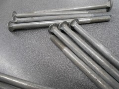 Carriage Bolt 7/16″ x 8.00″. Carriage Bolts. (LOT OF 12), Grade 2, Coarse. NOS!