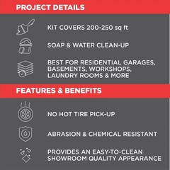 Rust-Oleum Glossy Gray Indoor Epoxy Shield Garage Floor Coating Kit (Pack of 2)