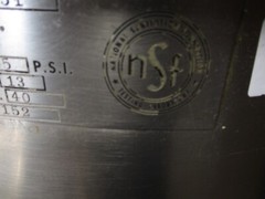 BH Hubert 40 Gallon Jacketed Stainless Steel Tilting Steam Kettle Commercial