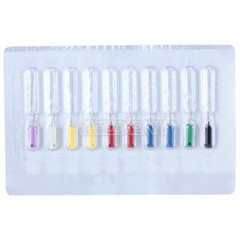 10Pcs/Pack AZDENT Dental Barbed Broaches Root Canal Files Endodontics Use 25mm