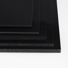 PP Polypropylene Black Plastic Flat Board Plate Sheet Select Size