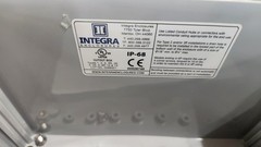 Integra H10086HF-6P-P10 Enclosure 10x8x6 Opaque Hinged NEMA 4X IP68 NEW IN BOX