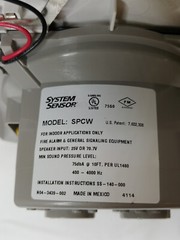 System Sensor SPCW Ceiling Speaker – White