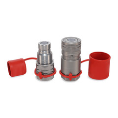 1/2″ Flat Face Hydraulic Quick Couplers Set – 1/2″ SAE Thread