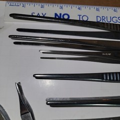 Lot Sale of 20 Surgical Tweezers / Forceps -various Sizes