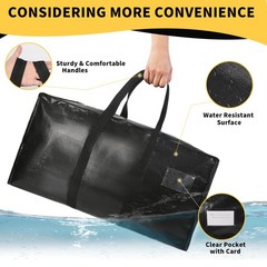 Heavy Duty Extra Large Jumbo Packing Bags, 176 Gallon Huge Storage Bags with …