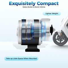 24V 350W Electric Vehicle Geared Motor with Copper Coils and Low Noise