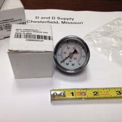 Pro-Source 2205002522JP, 1/4″, 0-200 PSI, Heavy Duty Compresser Pressure Gauge