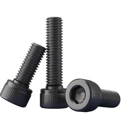 M2 M2.5 M3 M4 M5 Black Socket Cap Screws 12.9 High Tensile Allen Key Bolt DIN912