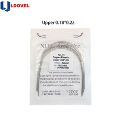 10pcs/pk Dental Ortho Elastic Niti Arch Wire Rectangular Natural Bracket Braces