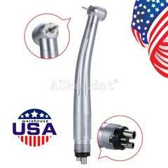 Dental 3 water spray High Speed Handpiece Push Button Ceramic 4 Holes ASkeadnt