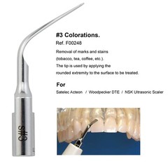 For Satelec Acteon Piezo Scaler Tip H3 10Z #1 Scaling Perio P5 Newtron Suprasson