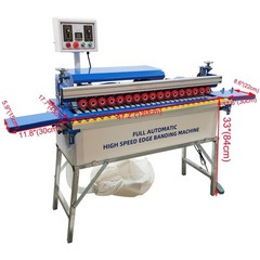Electric Woodworking Automatic Curved Straight Line Edge Banding Machine 110V