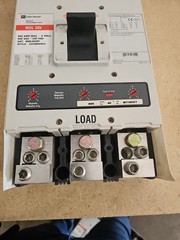 Cutler-Hammer MDL 50k 800A 3-Pole Circuit Breaker 551-600V MDL3800F MT3800T