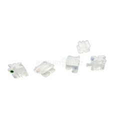 Dental Orthodontic Ceramic Bracket Brace Mini Roth/MBT .022 /3-4-5 Hooks Brace