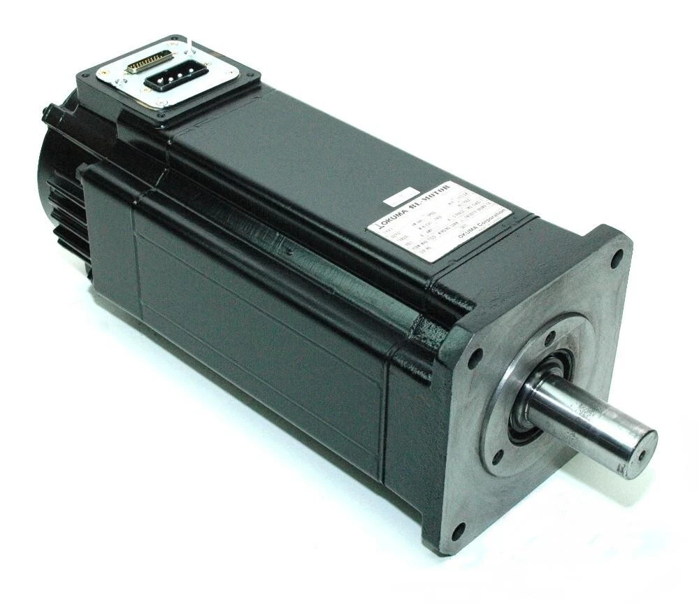New Okuma BL-MH301E-12S Servo Motor 3.6KW 6P 1200RPM 163V 3PH