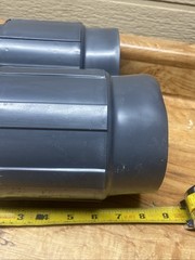 Thomas & Betts Ocal 4″ Metal Pipe Coated with PVC Coupling, Lot of 2