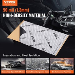 VEVOR Sound Absorption Sheet Noise Mass Grabber 52sq.ft 9.8″ x 15.7″ x 0.05″