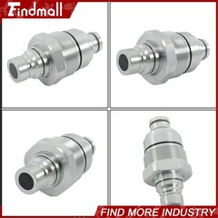 Findmall Male Flat Face Quick Coupler 3736967 For Caterpillar 226D 232D 242D