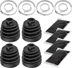 Caltric 2 Rear Axle Inner And Outer CV Boot Kits Compatible with Polaris…