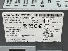 Allen Bradley 1734-AENT Ethernet Point I/O Adapter Module #306M129