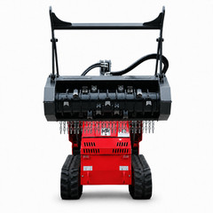 Handy Raytree 48″ Mini Skid Steer Drum Forestry Mulcher Extreme Duty wide cut