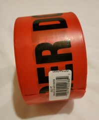 Danger Do Not Enter Red Danger Barrier Tape DT25M3500 3 in x 500 ft 12 roll case