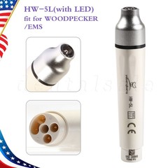 Dental Ultrasonic Piezo Scaler Handpiece LED Fit WOODPECKER EMS Cavitron Tips