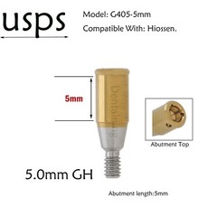 US Hiossen overdenture locator abutment Regular 3.7mm Fits 3/4/5.0mm