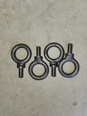 3/8-16 x .75″ Thread Lifting Eye Bolt Eyebolt Forged Black USA QTY 4 NEW