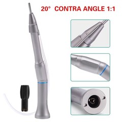 Dental Surgical Handpiece 20 Degree Angle Straight Head 1:1 Micro Surgery