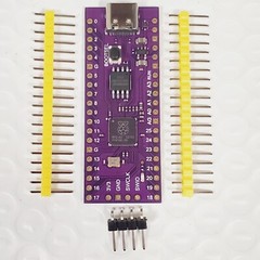 Raspberry Pi Pico RP2040 Dual-Core 264KB USB-C w/ Pin Headers PURPLE ~USA SHIP
